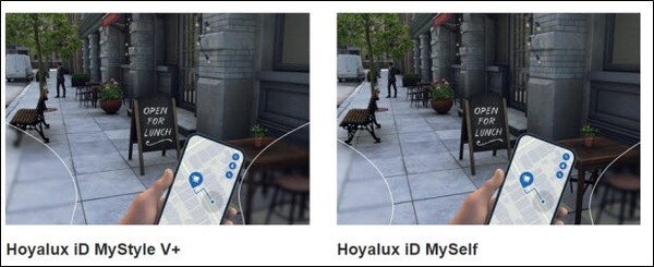 ▲ Hoyalux MyStyle V+와 Hoyalux iD MySelf (출처=한국호야렌즈 홈페이지)