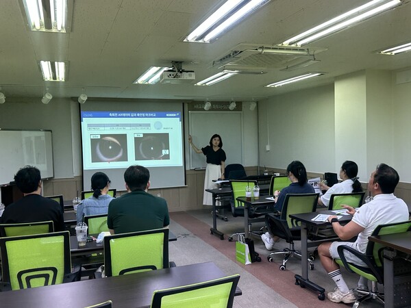 ▲가맹점 안경사 교육