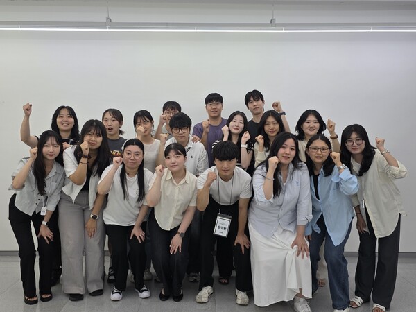 ▲오렌즈 하계실습 프로그램 1차 수료 사진