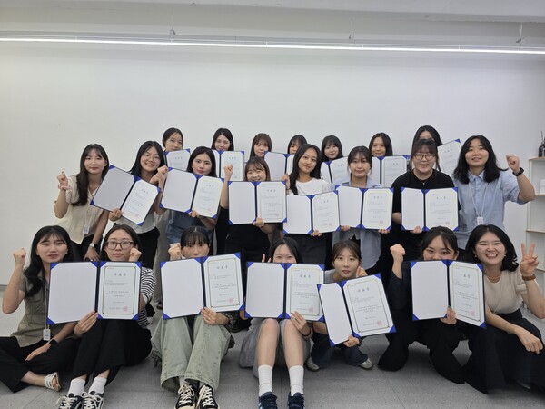 ▲오렌즈 하계실습 프로그램 2차 수료 사진